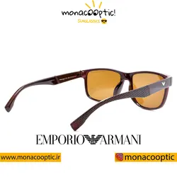 عینک آفتابی امپریو آرمانی 1811-3E قهوه ای براق (لنز تیره)