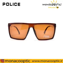 عینک آفتابی پلیس P5019 قهوه ای براق