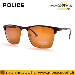 عینک آفتابی پلیس P5050 قهوه ای مات