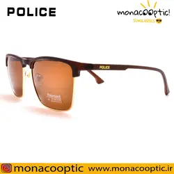 عینک آفتابی پلیس P5050 قهوه ای مات