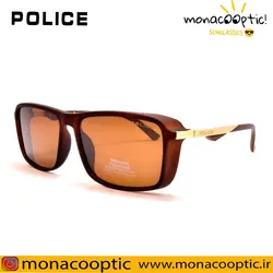 عینک آفتابی پلیس P5052 قهوه ای مات