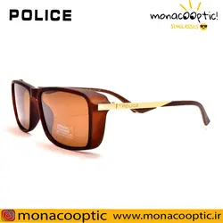عینک آفتابی پلیس P5052 قهوه ای مات