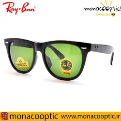 عینک آفتابی ری بن  RB2140 L  مشکی براق (لنز سبز)