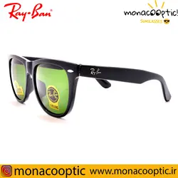 عینک آفتابی ری بن  RB2140 L  مشکی براق (لنز سبز)