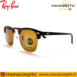 عینک آفتابی ری بن 3016 مشکی براق (لنز قهوه ای)