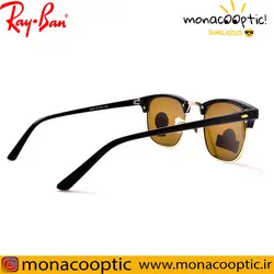 عینک آفتابی ری بن 3016 مشکی براق (لنز قهوه ای)