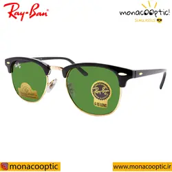عینک آفتابی ری بن RB3016مشکی-طلایی (لنز سبز)
