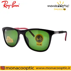 عینک آفتابی ری بن RB4198 مشکی براق (لنز سبز)