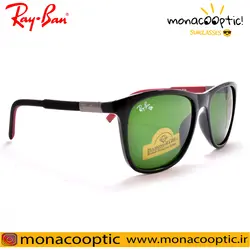 عینک آفتابی ری بن RB4198 مشکی براق (لنز سبز)