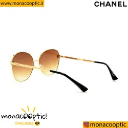 عینک شانل  D201223 فریم طلایی-لنز قهوه ای