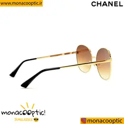 عینک شانل  D201223 فریم طلایی-لنز قهوه ای
