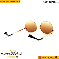 عینک شانل  D201223 فریم طلایی-لنز قهوه ای