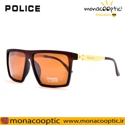 عینک آفتابی پلیس P5019 قهوه ای مات