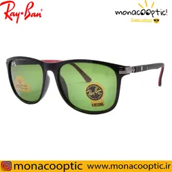 عینک آفتابی ری بن RB4313 مشکی براق (لنز سبز)