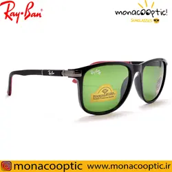 عینک آفتابی ری بن RB4313 مشکی براق (لنز سبز)