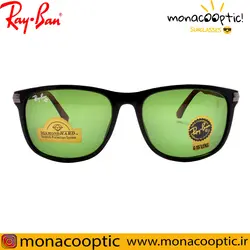 عینک آفتابی ری بن RB4313 مشکی براق (لنز سبز)