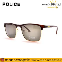 عینک آفتابی پلیس P5050 قهوه ای مات