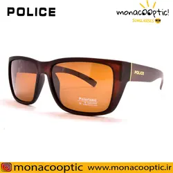 عینک آفتابی پلیس P5011 قهوه ای مات