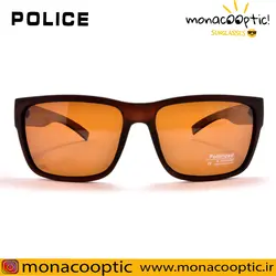عینک آفتابی پلیس P5011 قهوه ای مات