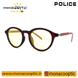 عینک شب پلیس P5002 قهوه ای مات