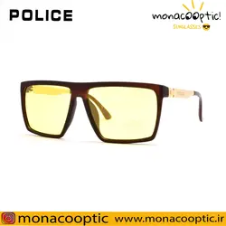 عینک شب پلیس P5019 قهوه ای مات