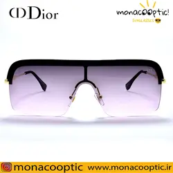 عینک دیور D20123 مشکی- لنز دودی،بنفش