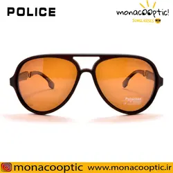 عینک آفتابی پلیس P5010 قهوه ای مات