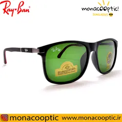عینک آفتابی ری بن RB2112 مشکی مات (لنز سبز)