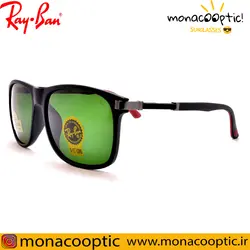 عینک آفتابی ری بن RB2112 مشکی مات (لنز سبز)