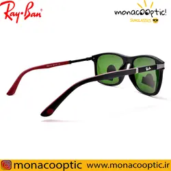 عینک آفتابی ری بن RB2112 مشکی مات (لنز سبز)