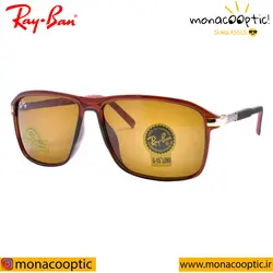 عینک آفتابی ری بنRB5120 قهوه ای براق (لنز قهوه ای)