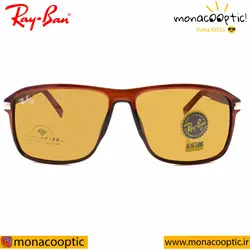 عینک آفتابی ری بنRB5120 قهوه ای براق (لنز قهوه ای)