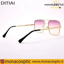 عینک آفتابی دیتیای 1003 طلایی - لنز چند رنگ