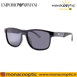 عینک آفتابی امپریو آرمانی 1811-3E مشکی براق- لنز دودی