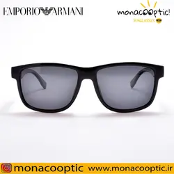 عینک آفتابی امپریو آرمانی 1811-3E مشکی براق- لنز دودی