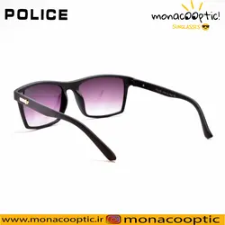عینک آفتابی پلیس p19207 مشکی مات- لنز بنفش سایه روشن