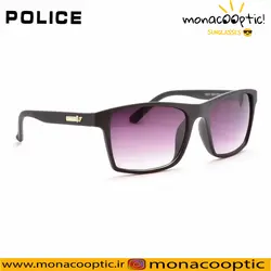 عینک آفتابی پلیس p19207 مشکی مات- لنز بنفش سایه روشن