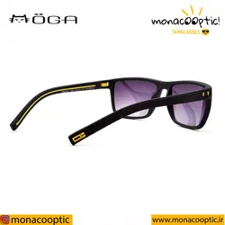 عینک آفتابی اوگا مورل 76040 مشکی مات زرد- لنز دودی