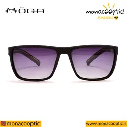 عینک آفتابی اوگا مورل 76040 مشکی مات زرد- لنز دودی