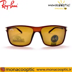 عینک آفتابی ری بن RB4347 قهوه ای مات(لنز قهوه ای-شیشه سنگ)