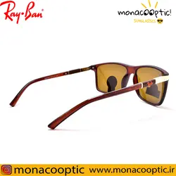عینک آفتابی ری بن RB4347 قهوه ای مات(لنز قهوه ای-شیشه سنگ)