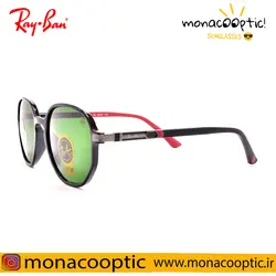 عینک آفتابی ری بن RB8221 مشکی براق(لنز سبز-شیشه سنگ)