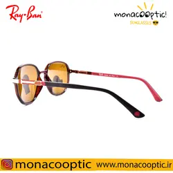 عینک آفتابی ری بن RB8221 قهوه ای براق(لنز قهوه ای-شیشه سنگ)