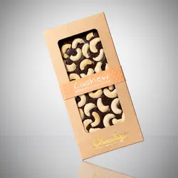 شکلات بار بادام هندی 100 گرمی