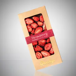 شکلات بار توت فرنگی 100 گرمی