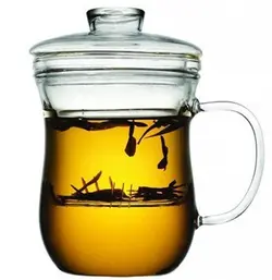 لیوان دمنوش شیشه ای