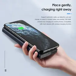 پاوربانک 10000 میلی آمپر کولا Kuulaa KL-YD15 10000 mAh Fast Charging Wireless Power Bank