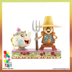 فیگور کلکسیونی ساعت و قوری دیو و دلبر Mrs. Potts &amp; Cogsworth کد D0048