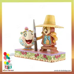 فیگور کلکسیونی ساعت و قوری دیو و دلبر Mrs. Potts &amp; Cogsworth کد D0048