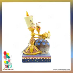 فیگور کلکسیونی شمع و مار دیو و دلبر Lumiere &amp; Plumette کد D0037